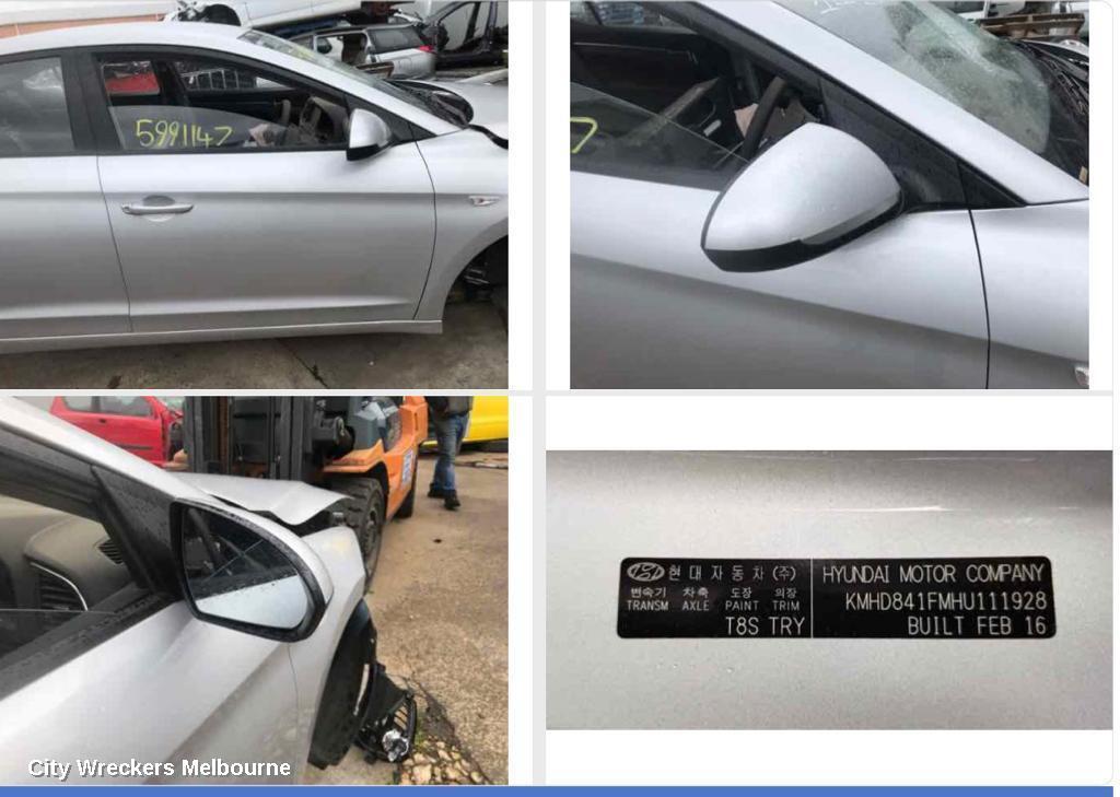 HYUNDAI ELANTRA 2016 Right Door Mirror