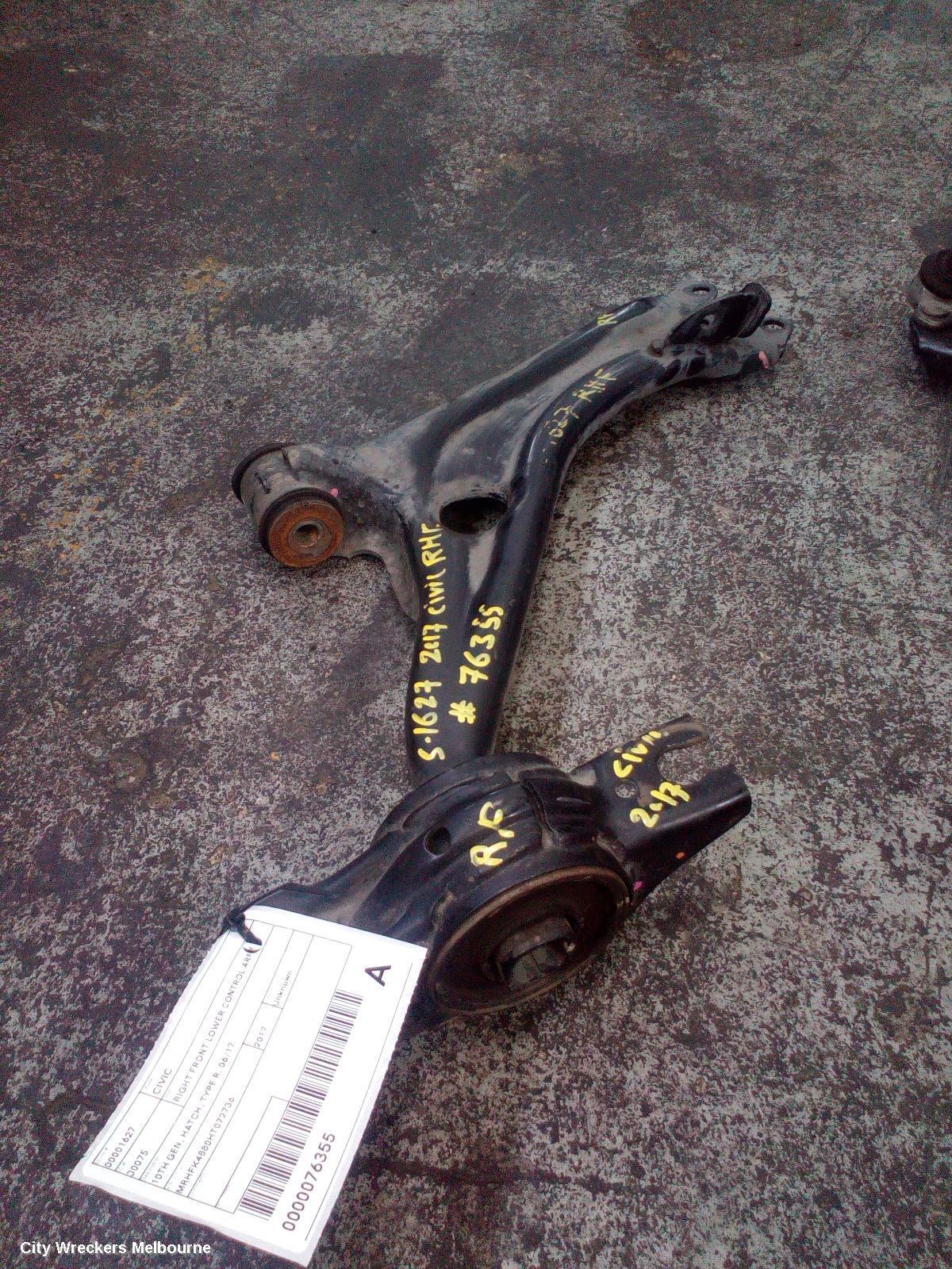 HONDA CIVIC 2017 Right Front Lower Control Arm