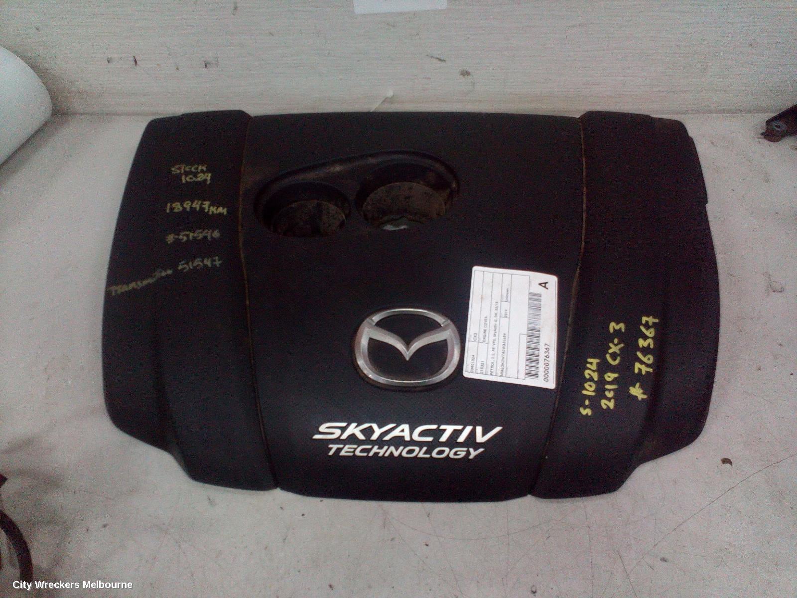 MAZDA CX3 2019 Engine Cover