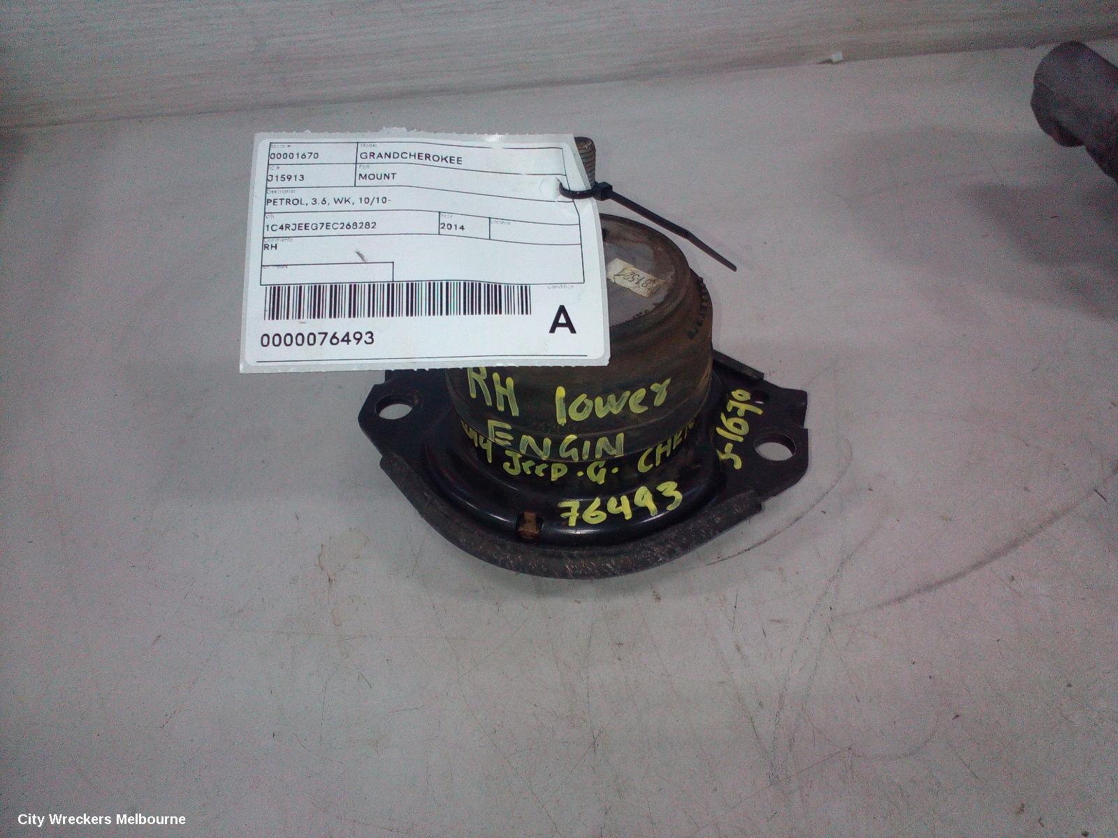 JEEP GRANDCHEROKEE 2014 Mount