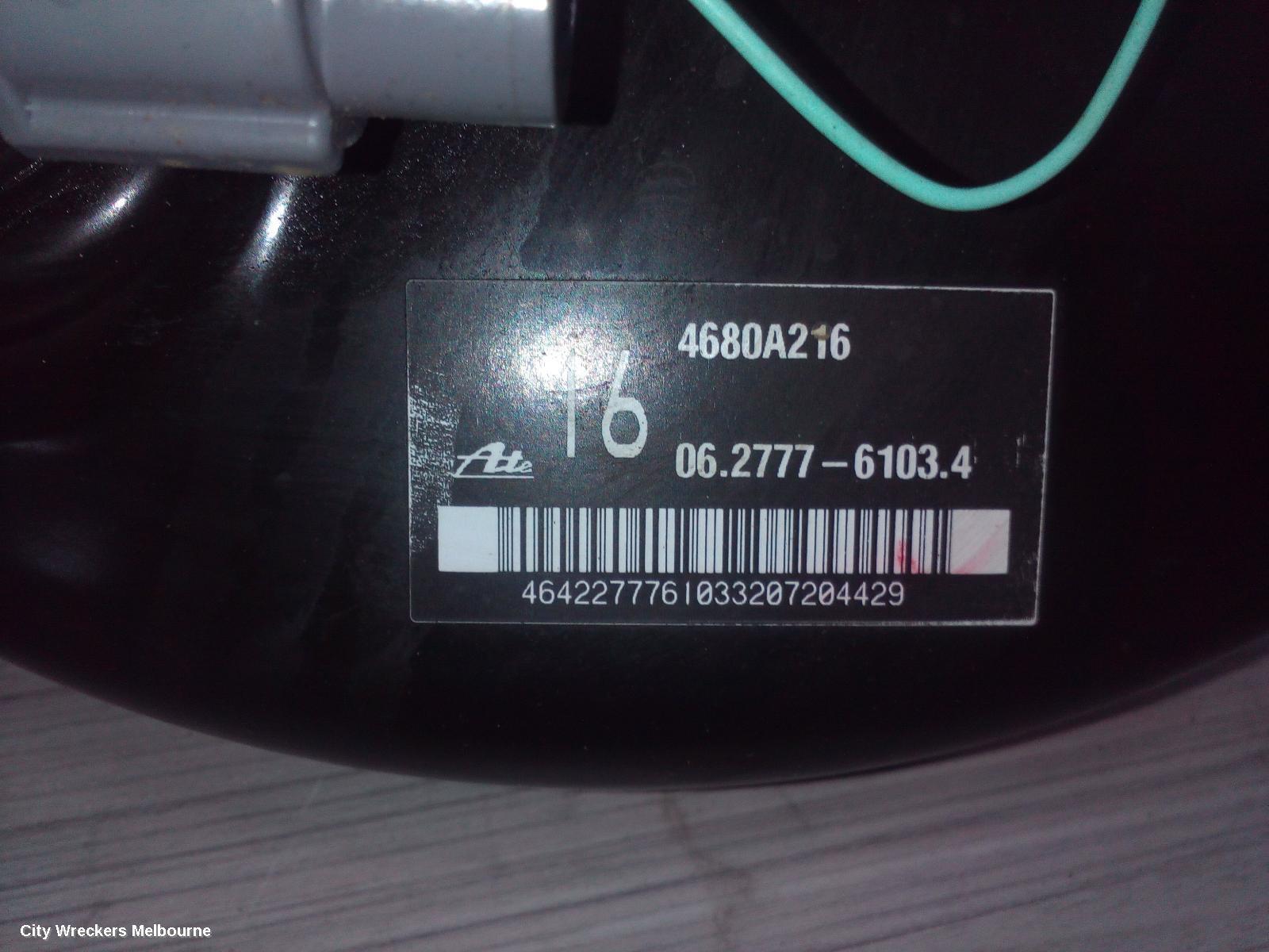 MITSUBISHI ECLIPSE CROSS 2018 Brake Booster