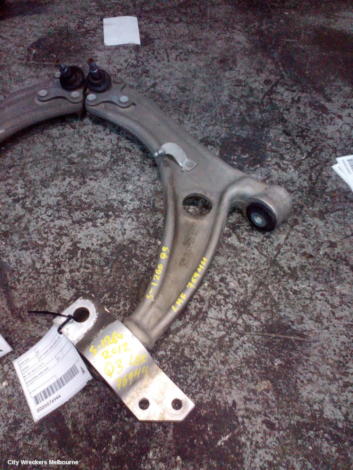 AUDI Q3 2012 Left Front Lower Control Arm