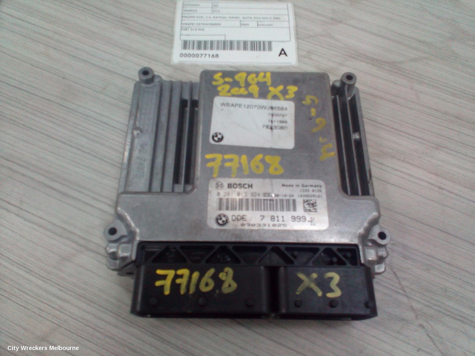 BMW X3 2009 Ecu