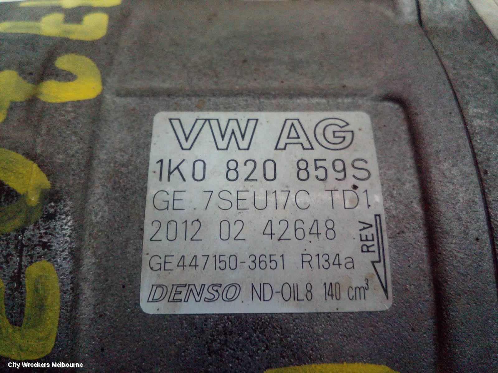 VOLKSWAGEN PASSAT 2012 A/C Compressor