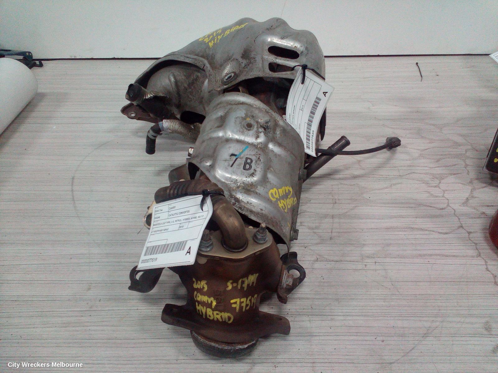 TOYOTA CAMRY 2015 Catalytic Converter