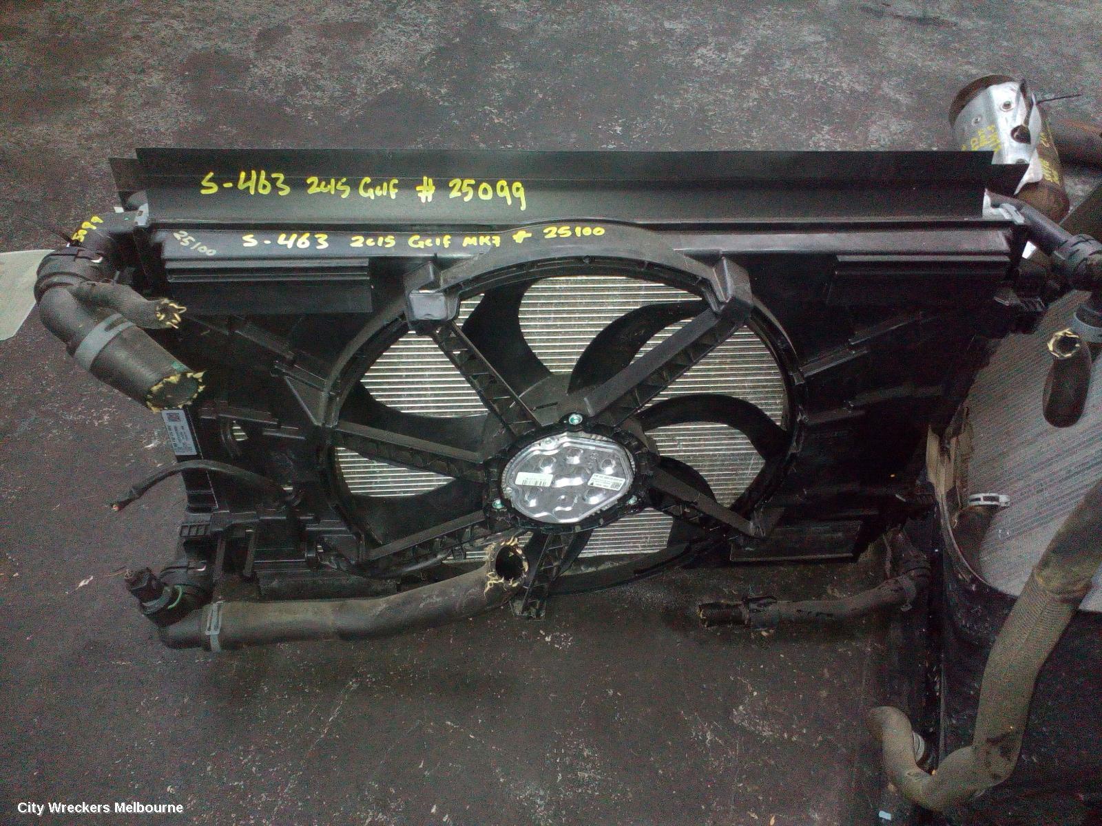 VOLKSWAGEN GOLF 2015 Radiator