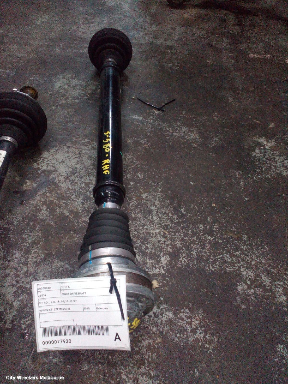 VOLKSWAGEN JETTA 2015 Right Driveshaft