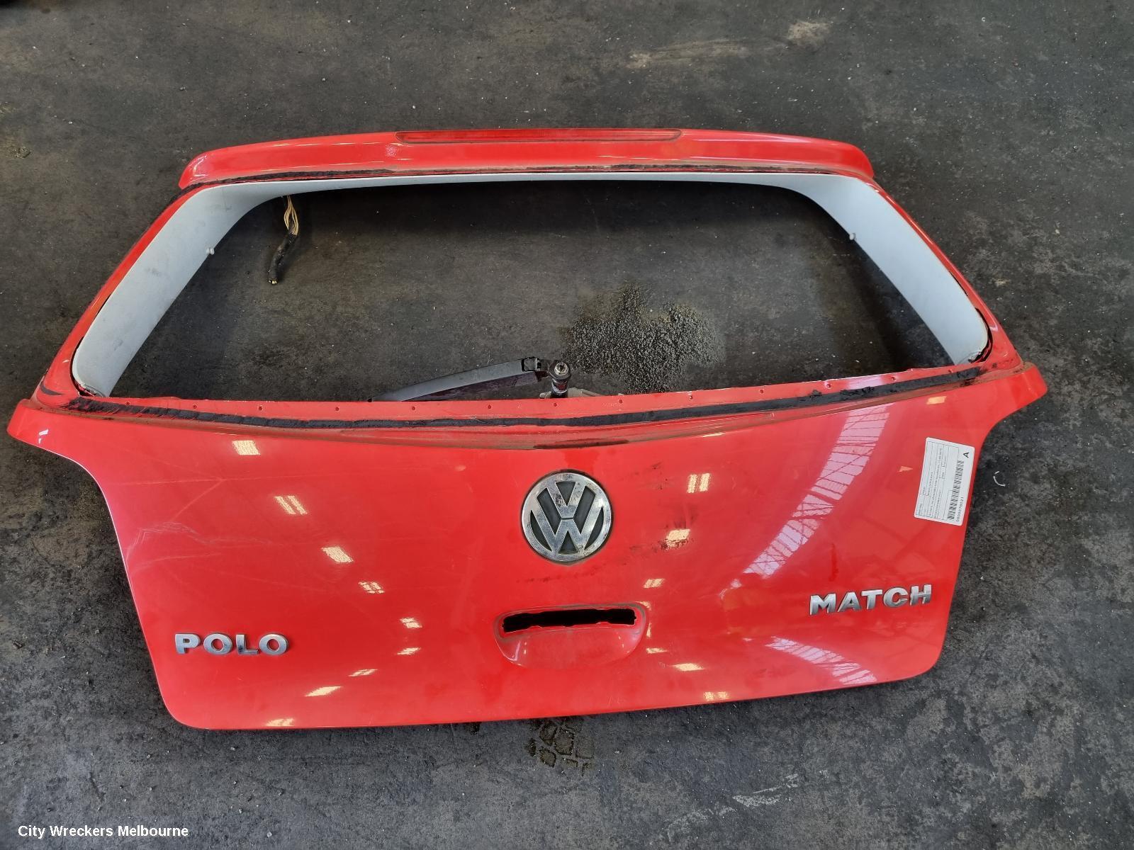 VOLKSWAGEN POLO 2008 Bootlid/Tailgate