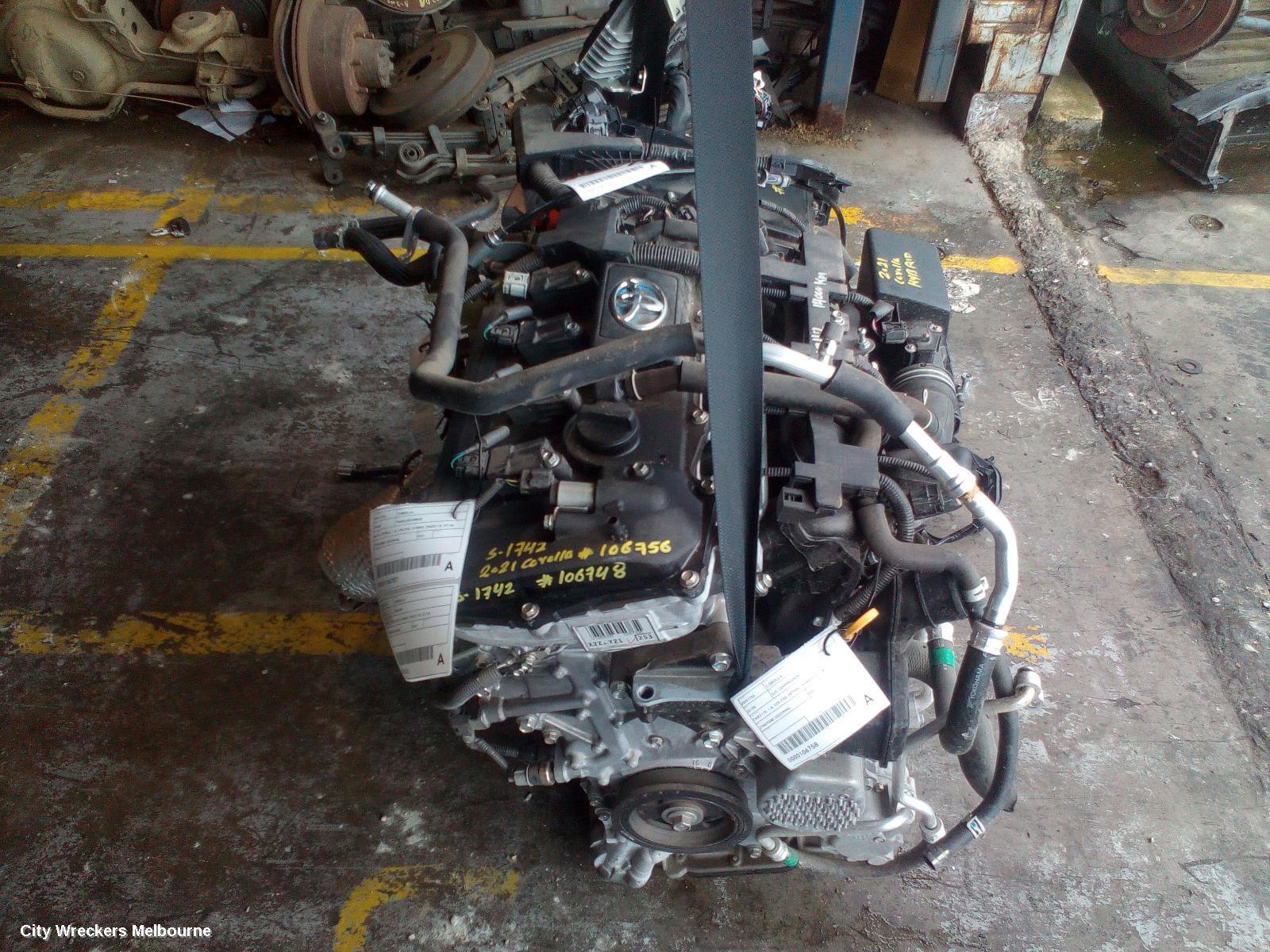 TOYOTA COROLLA 2021 Engine