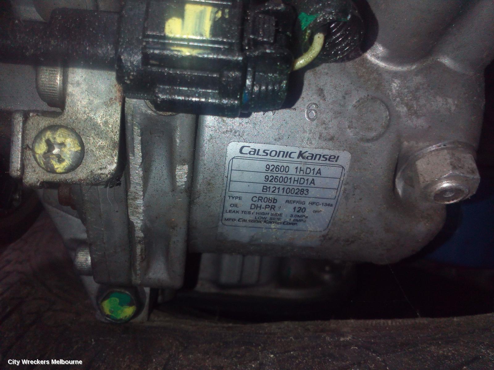 NISSAN MICRA 2013 A/C Compressor