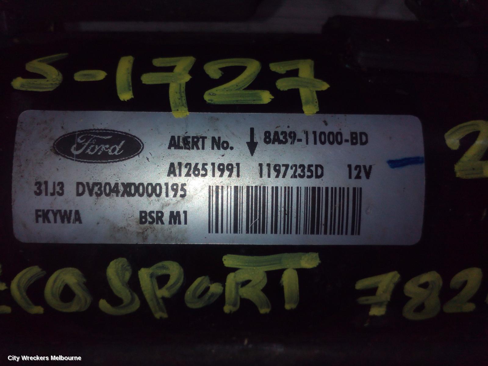 FORD ECOSPORT 2014 Starter