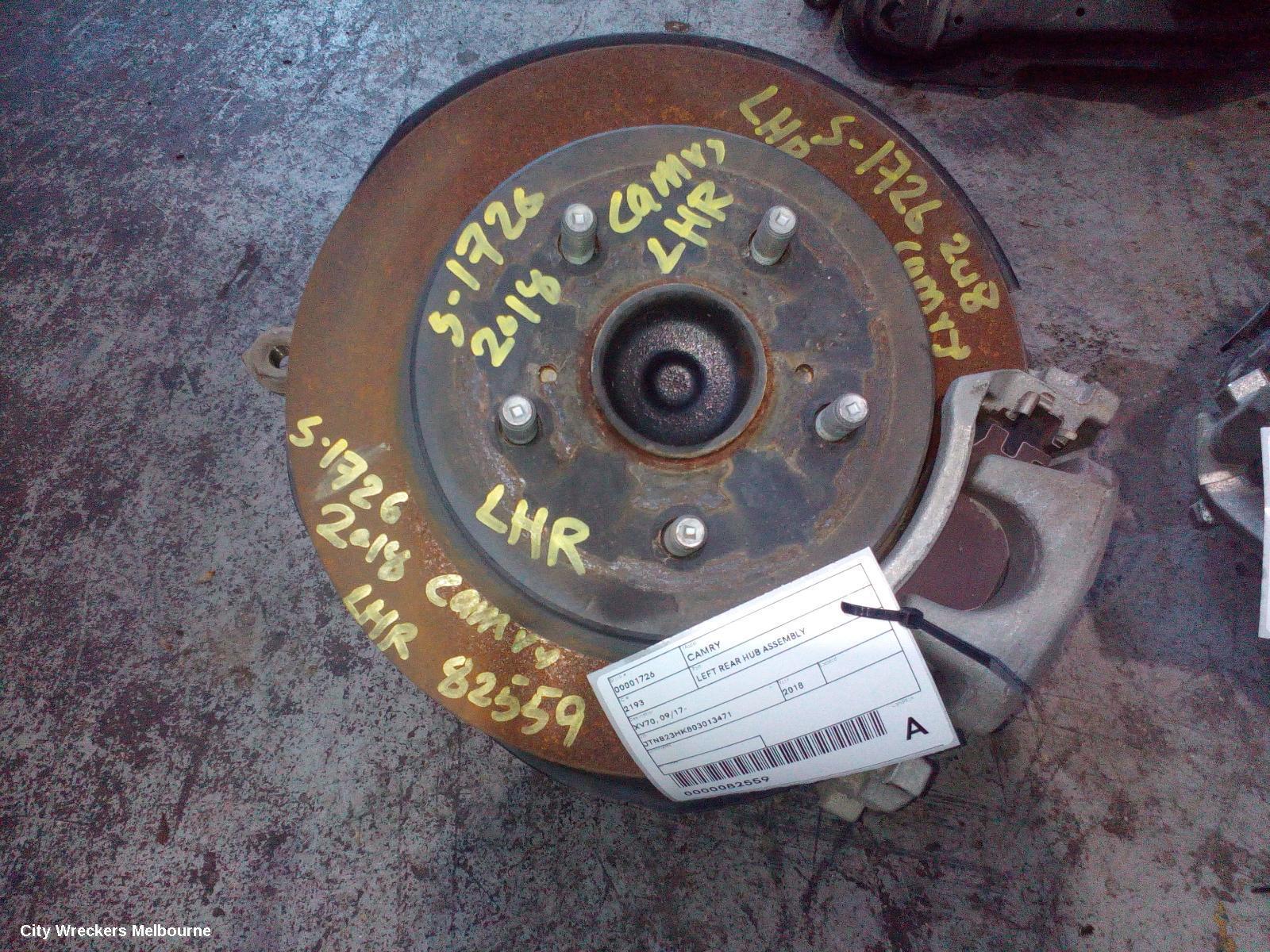 TOYOTA CAMRY 2018 Left Rear Hub Assembly
