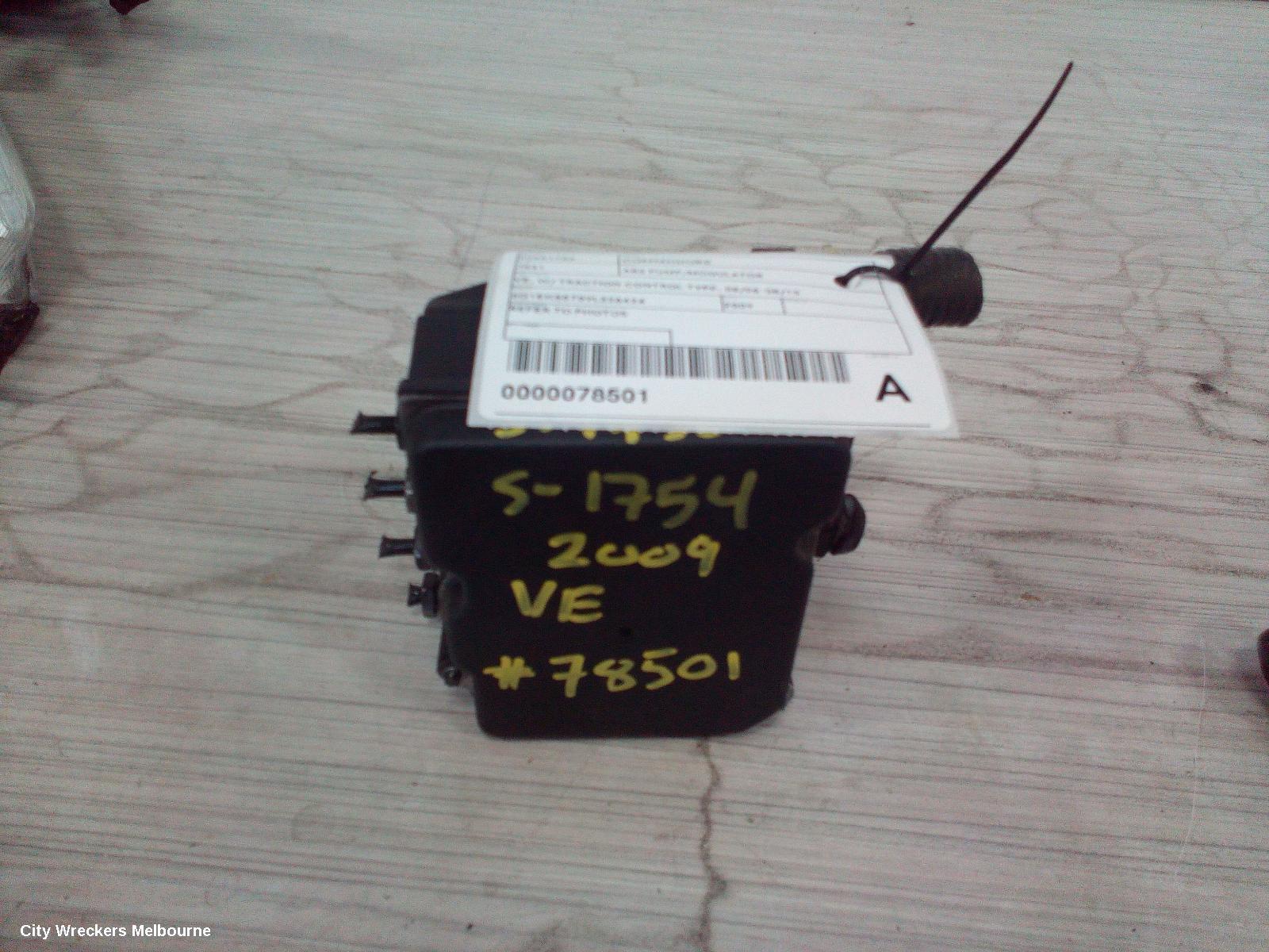 HOLDEN COMMODORE 2009 Abs Pump/Modulator