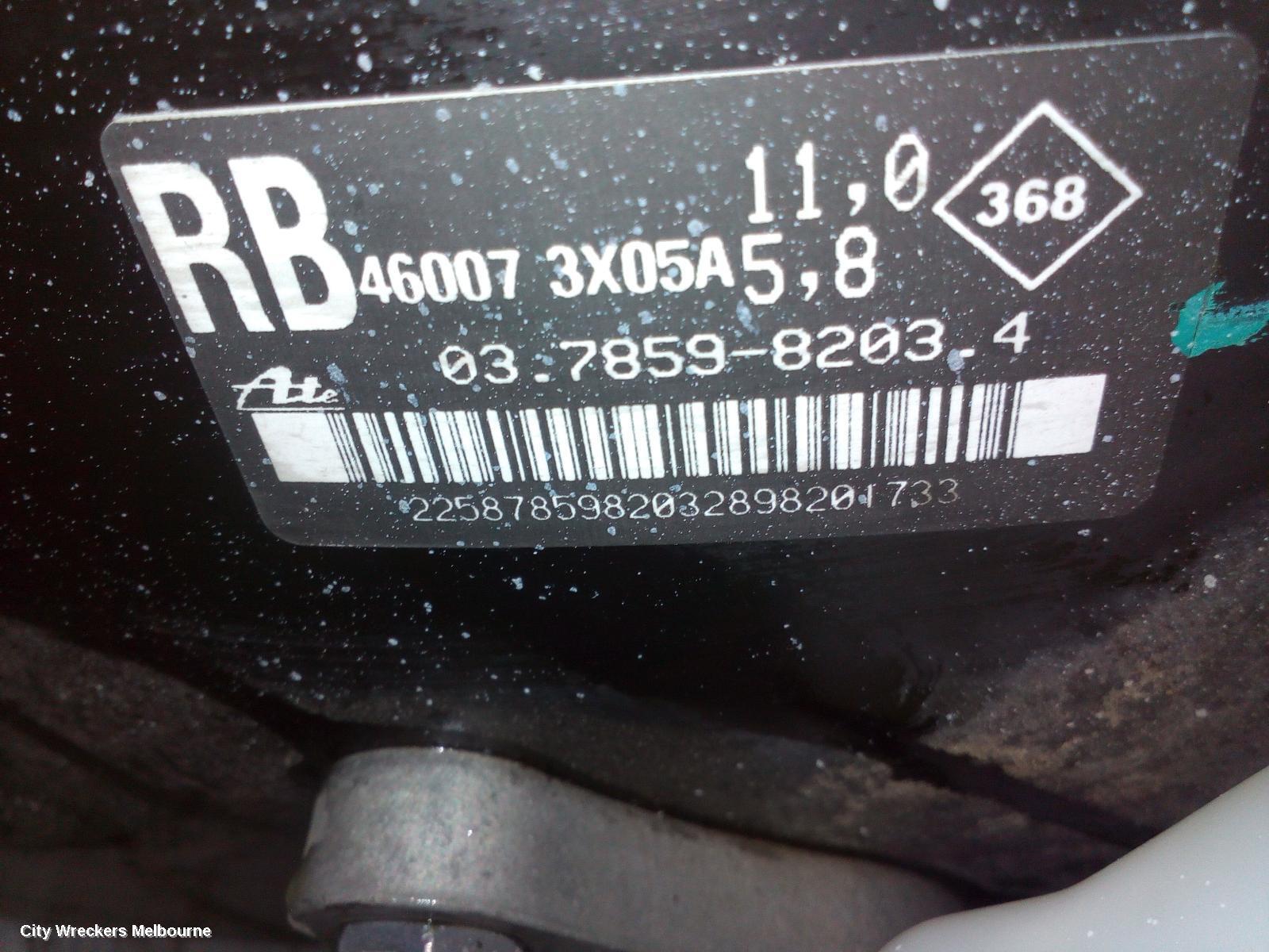 NISSAN NAVARA 2009 Brake Booster