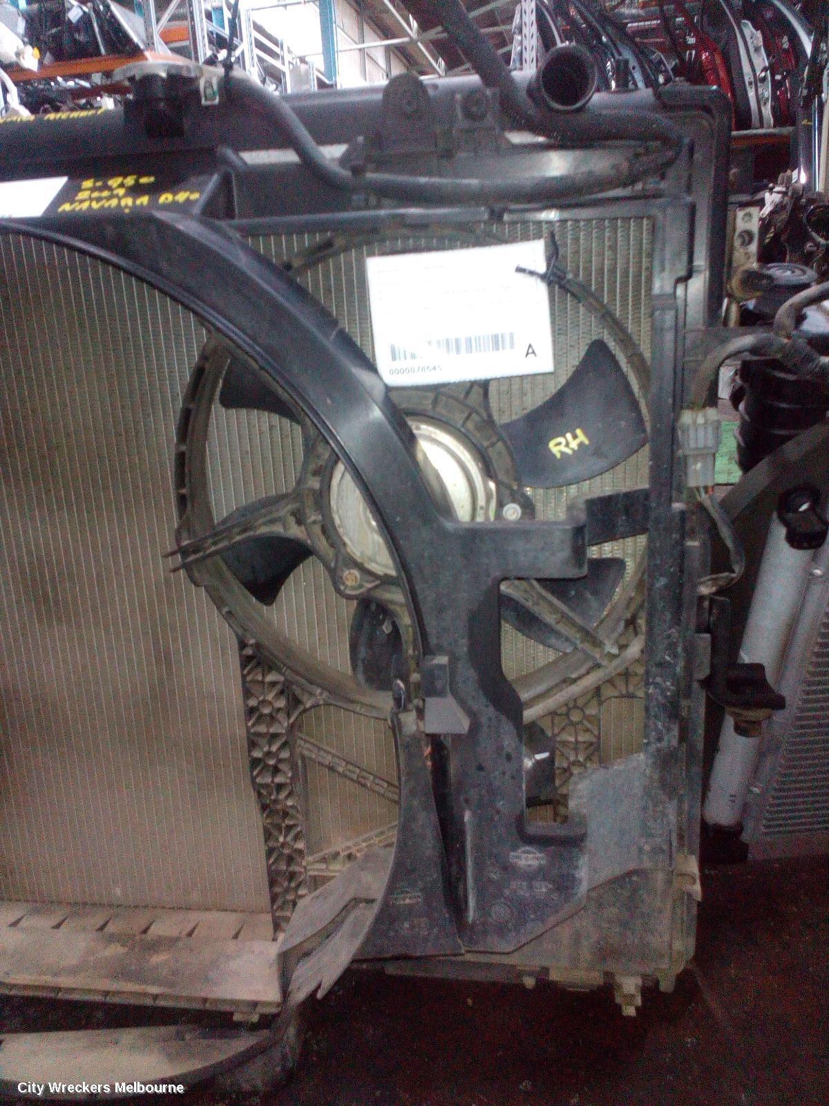 NISSAN NAVARA 2009 Fan