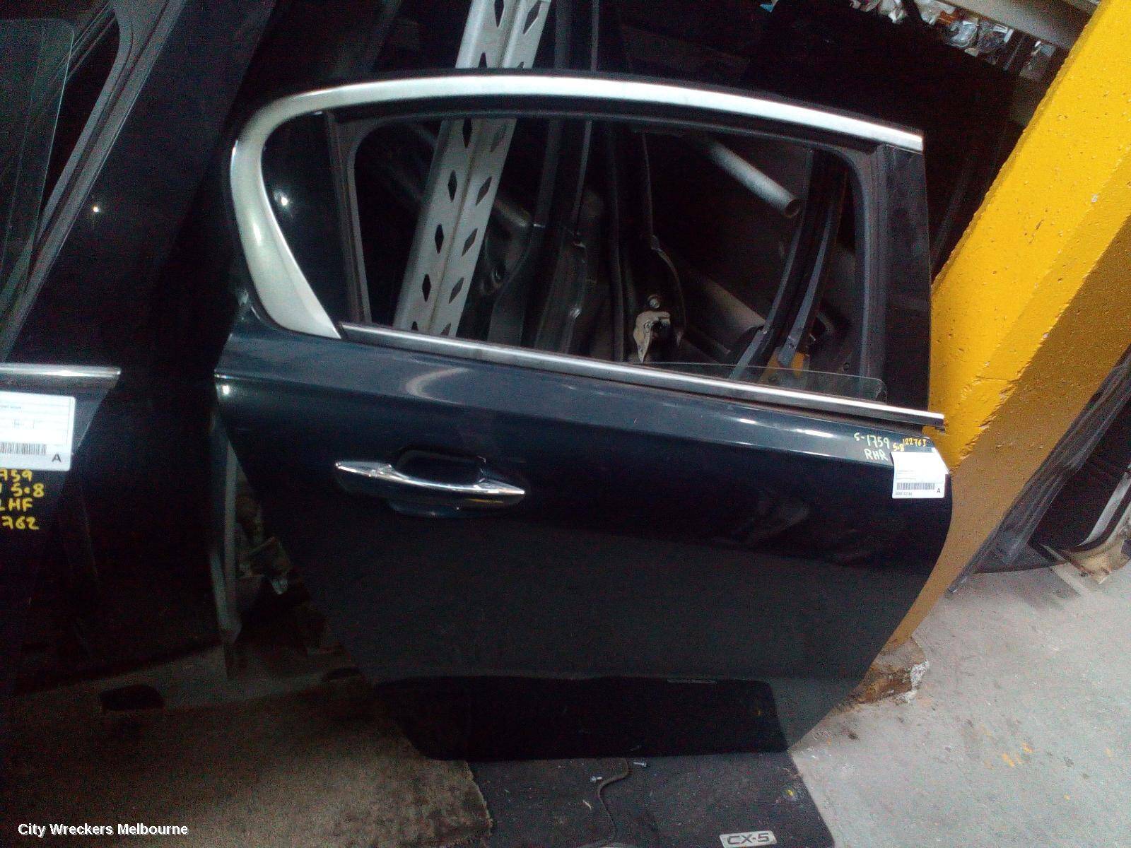 PEUGEOT 508 2011 RIGHT_REAR_DOOR_SLIDING