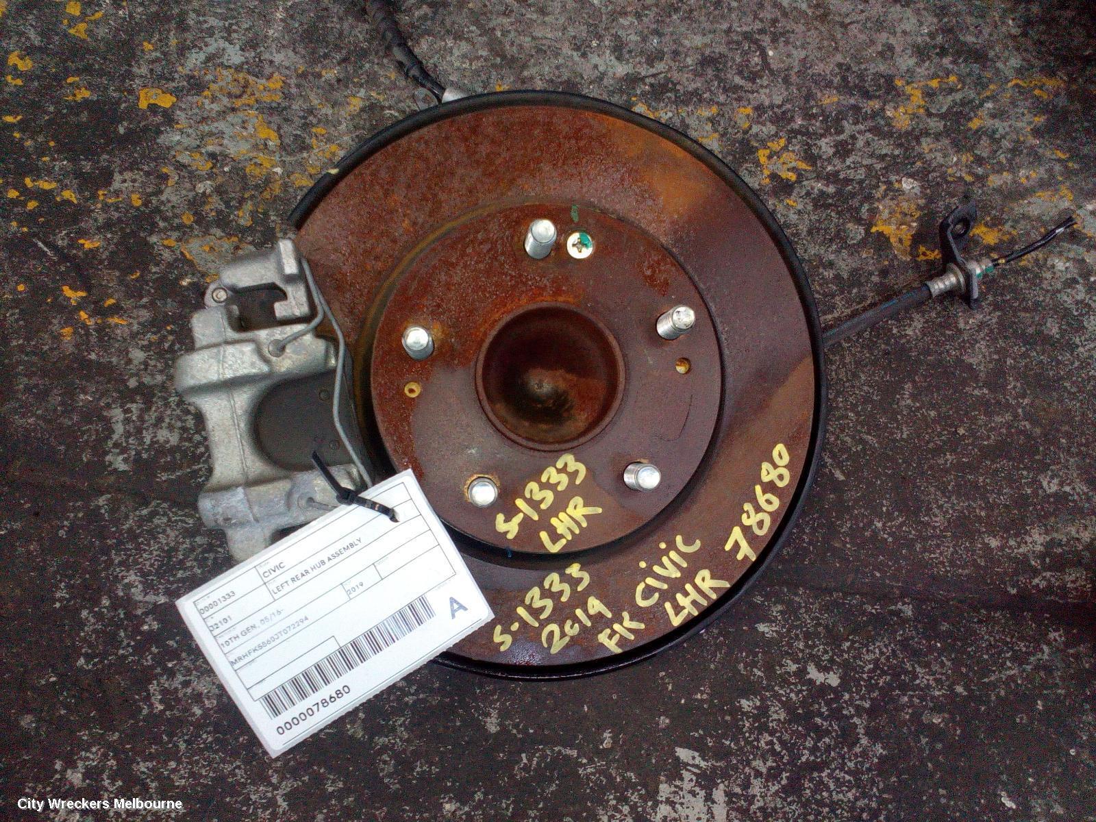 HONDA CIVIC 2019 Left Rear Hub Assembly