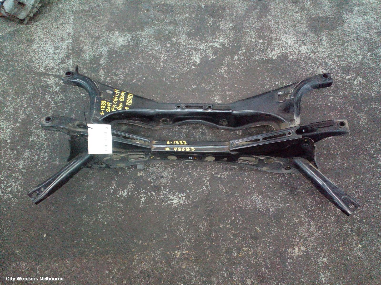 HONDA CIVIC 2019 Rear Axle Beam (Fwd)
