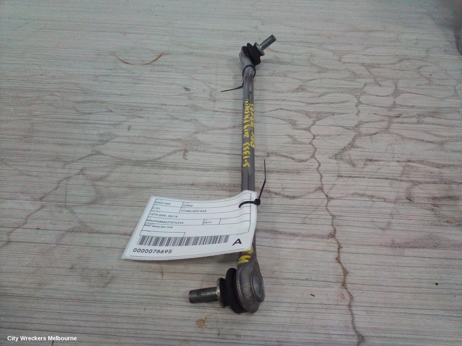 HONDA CIVIC 2019 Stabiliser Bar