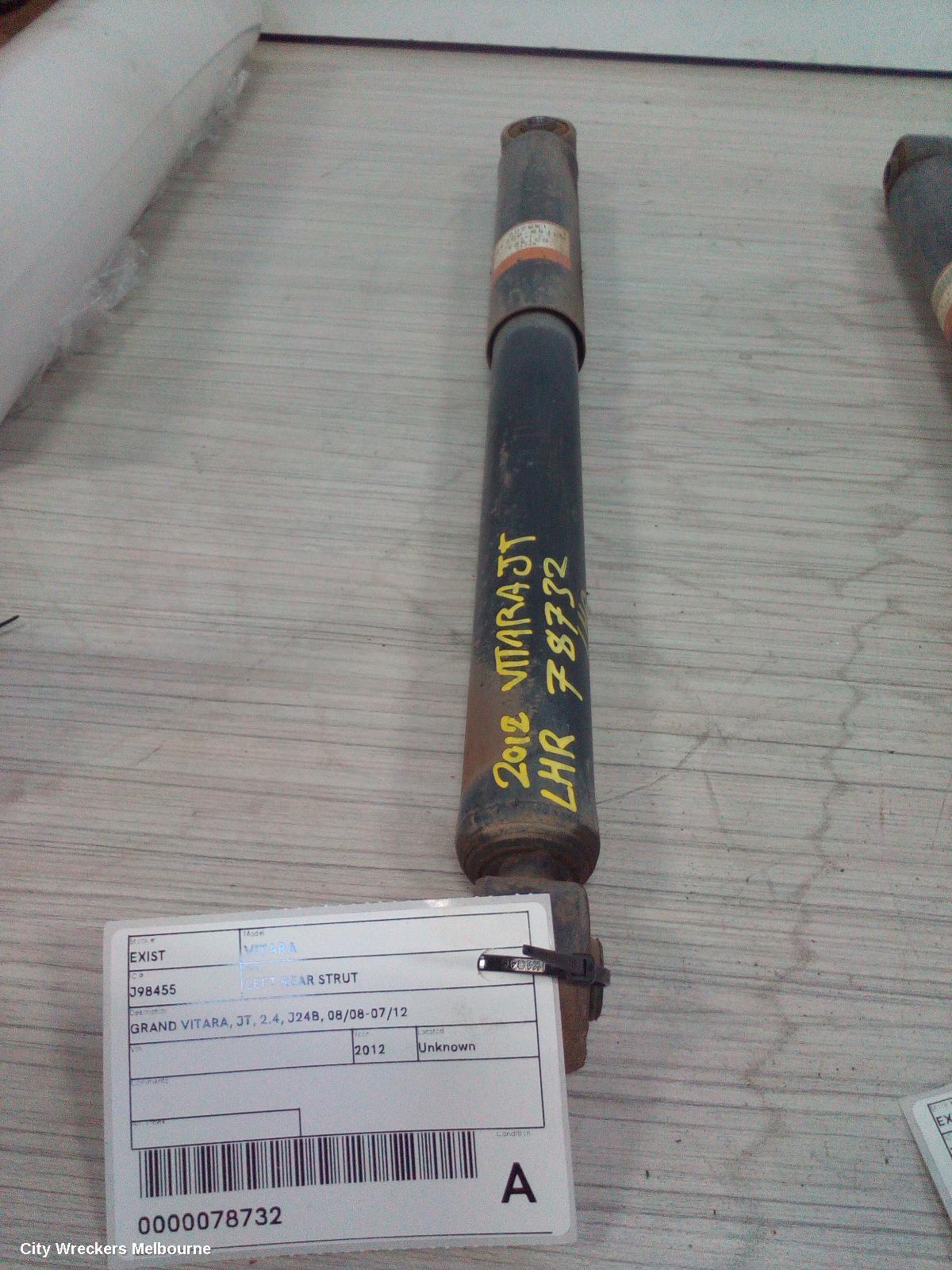 SUZUKI VITARA 2012 Left Rear Strut