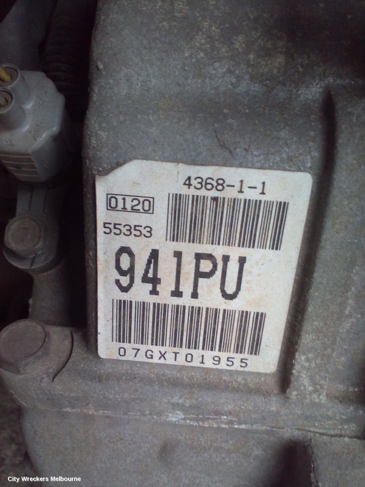 HOLDEN ASTRA 2007 Trans/Gearbox
