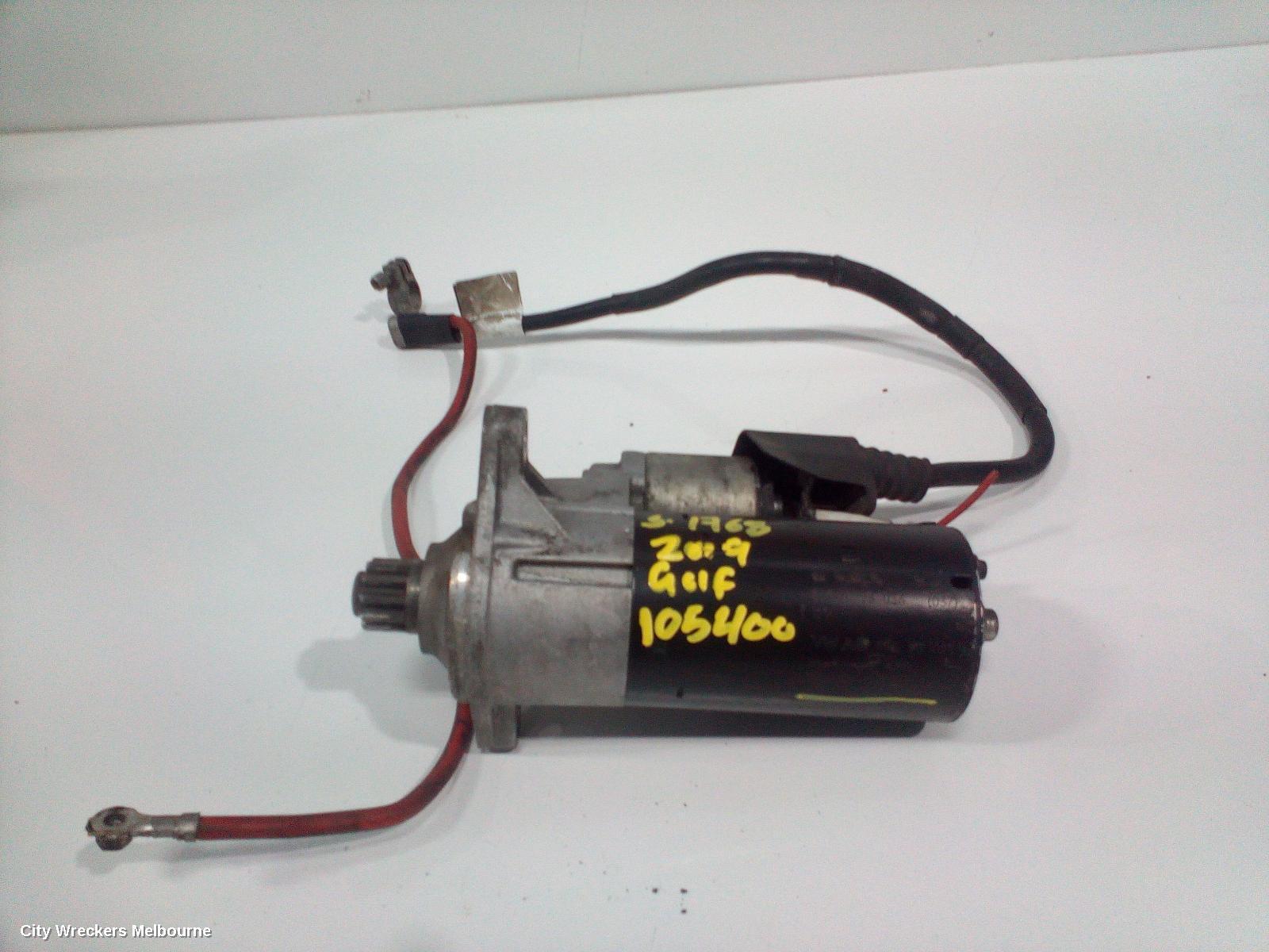 VOLKSWAGEN GOLF 2009 Starter