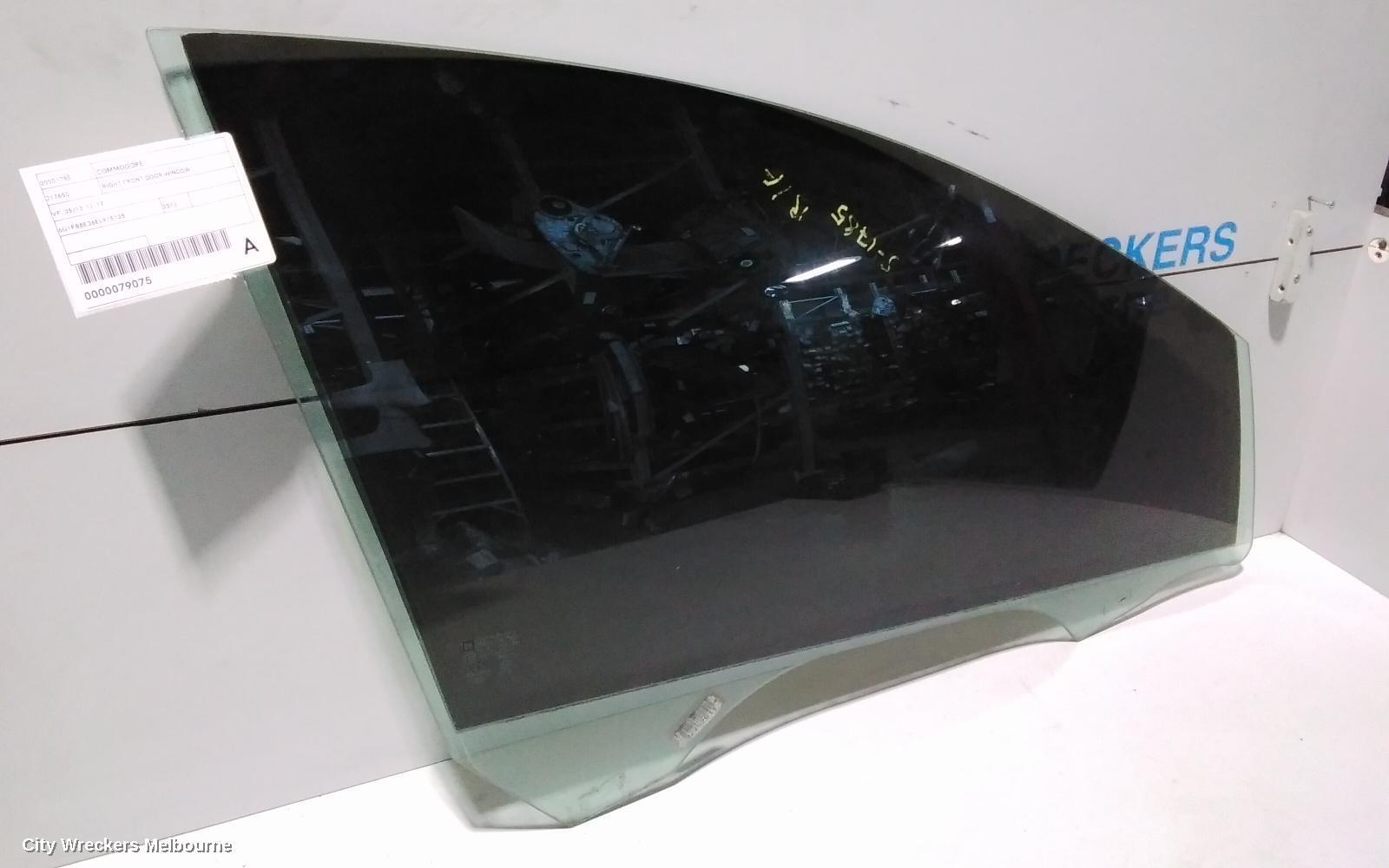 HOLDEN COMMODORE 2013 Right Front Door Window