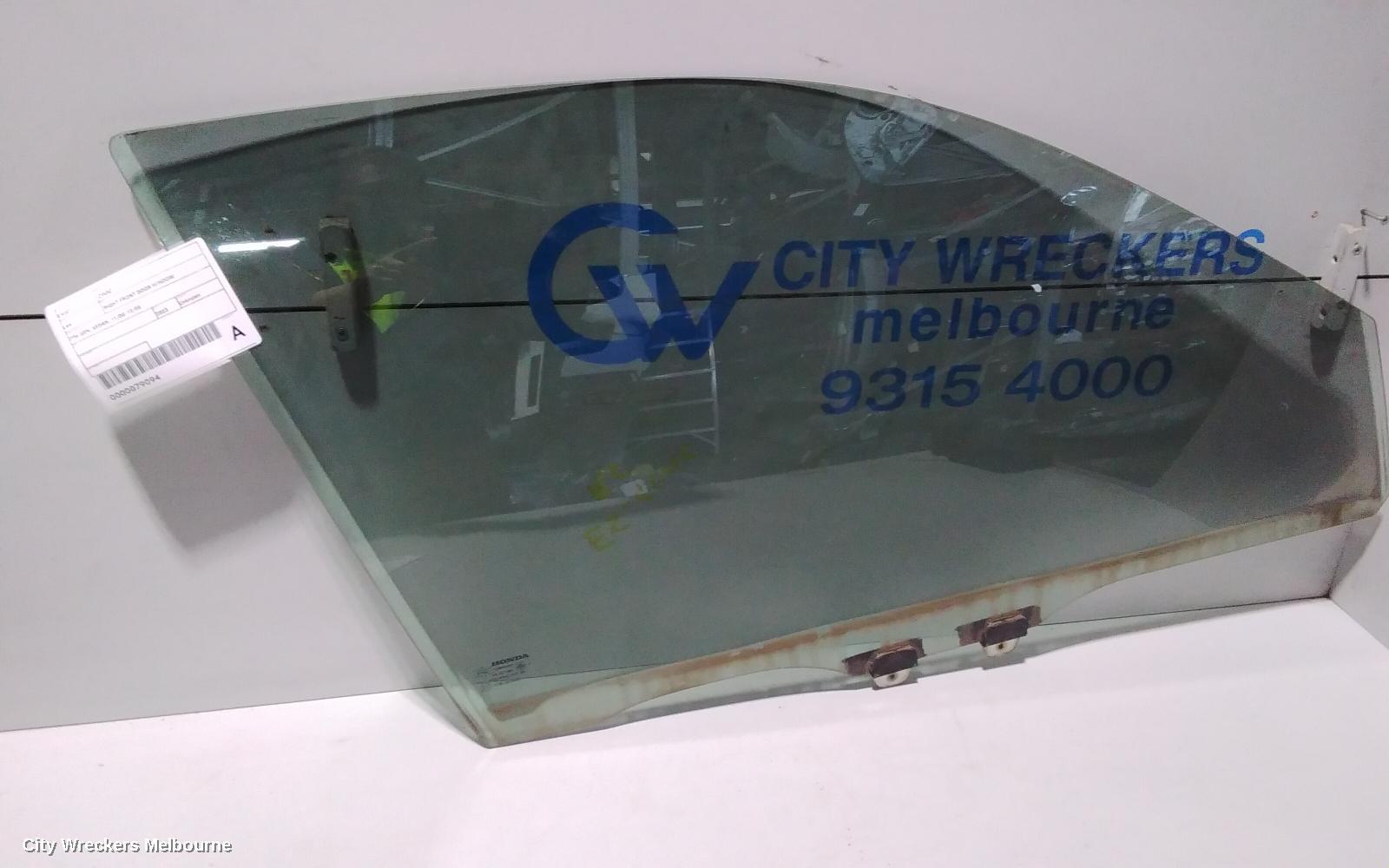HONDA CIVIC 2003 Right Front Door Window