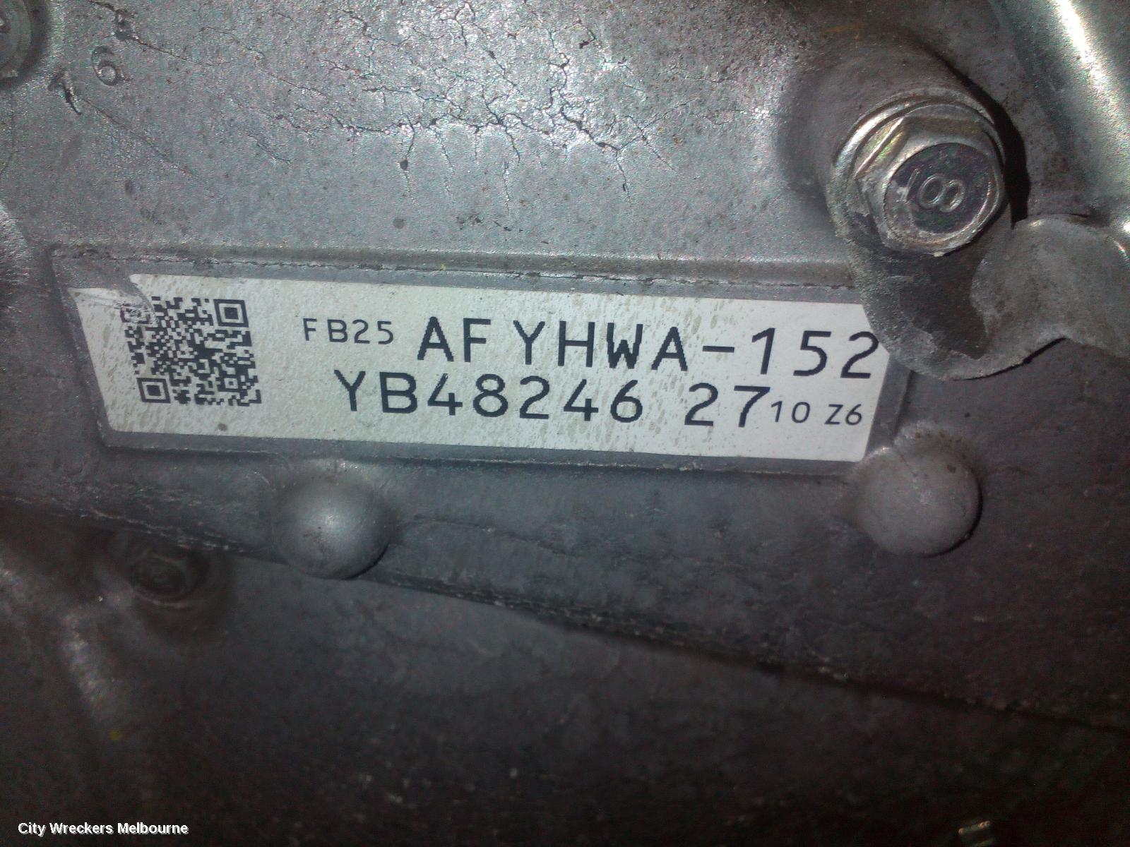 SUBARU FORESTER 2017 Engine