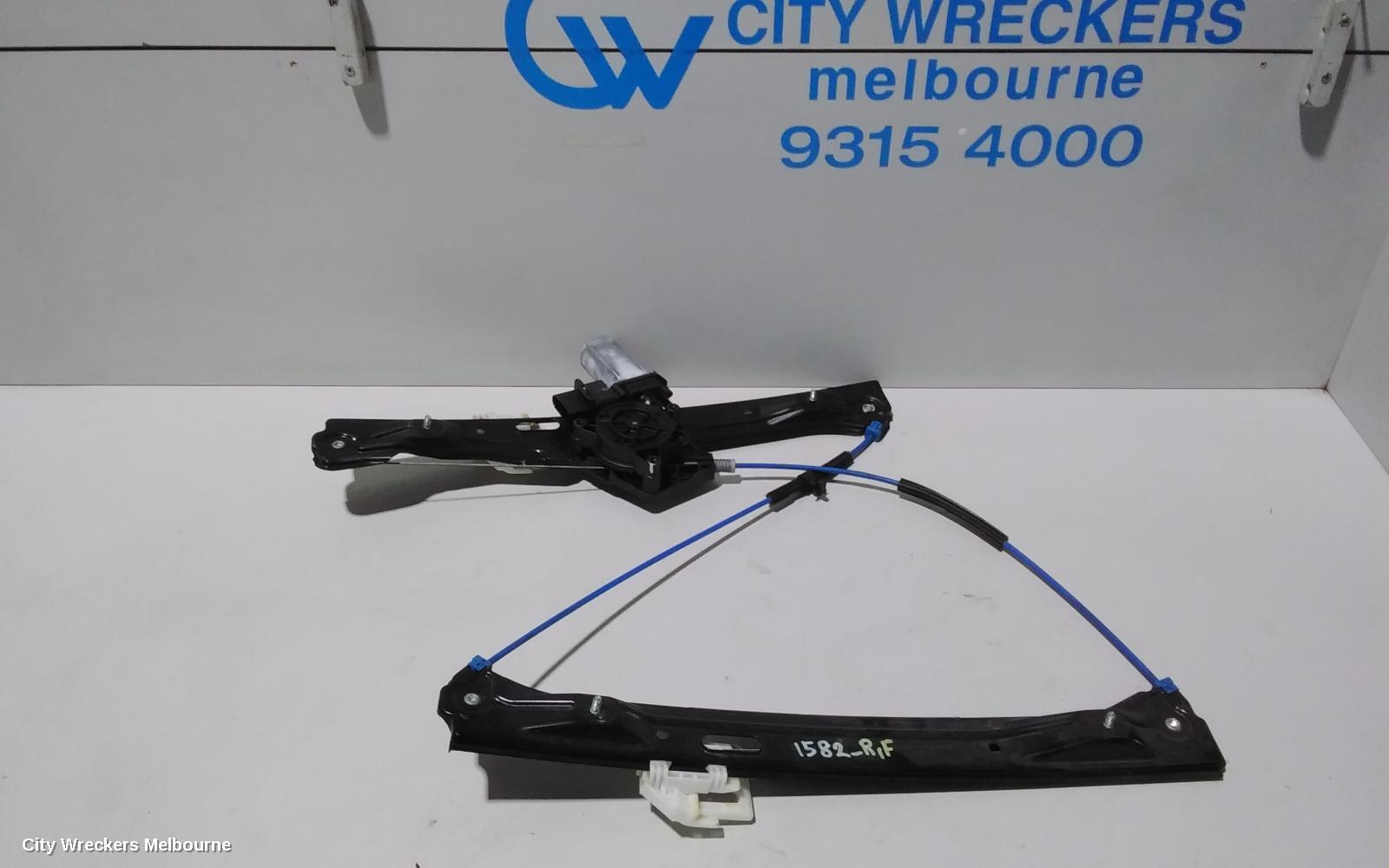 BMW 3 SERIES 2014 Right Front Window Reg/Motor