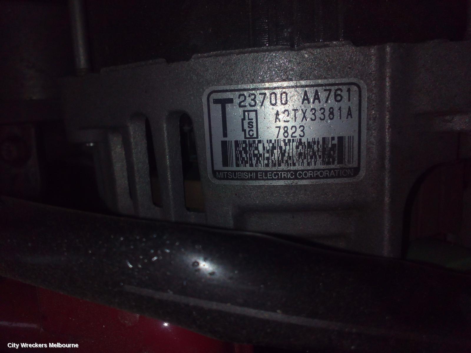 SUBARU FORESTER 2017 Alternator