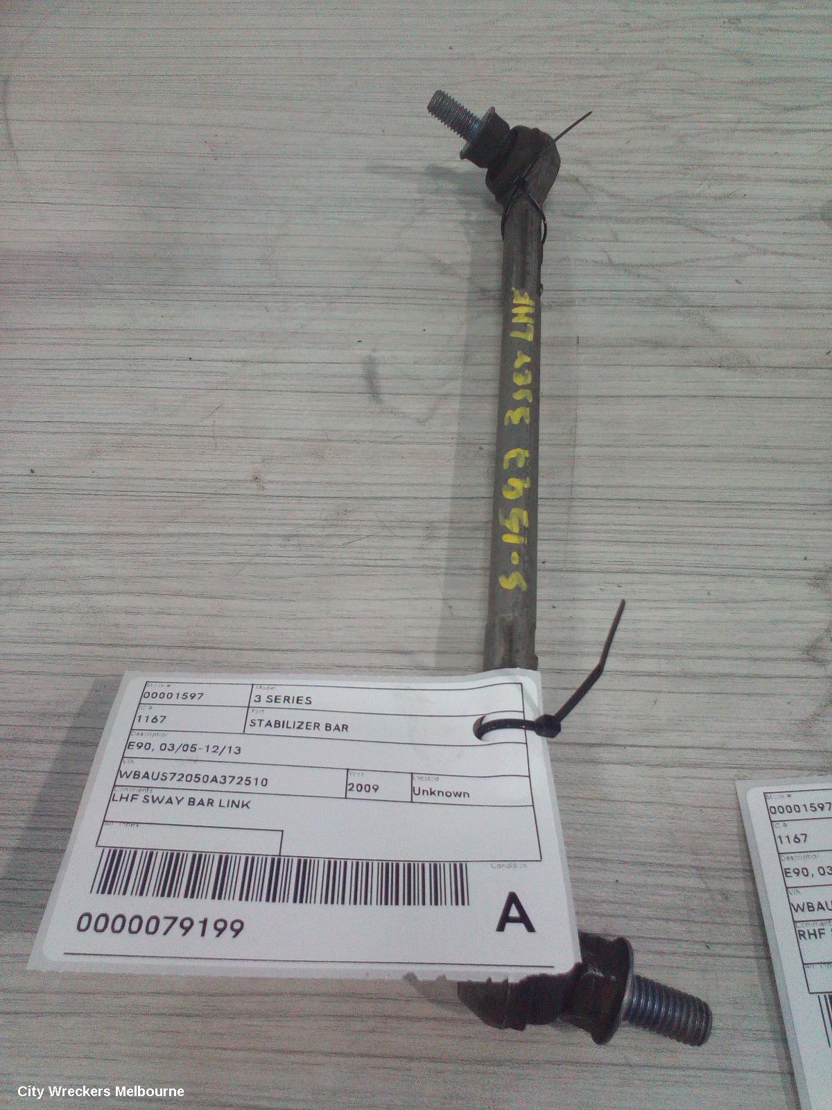 BMW 3 SERIES 2009 Stabiliser Bar
