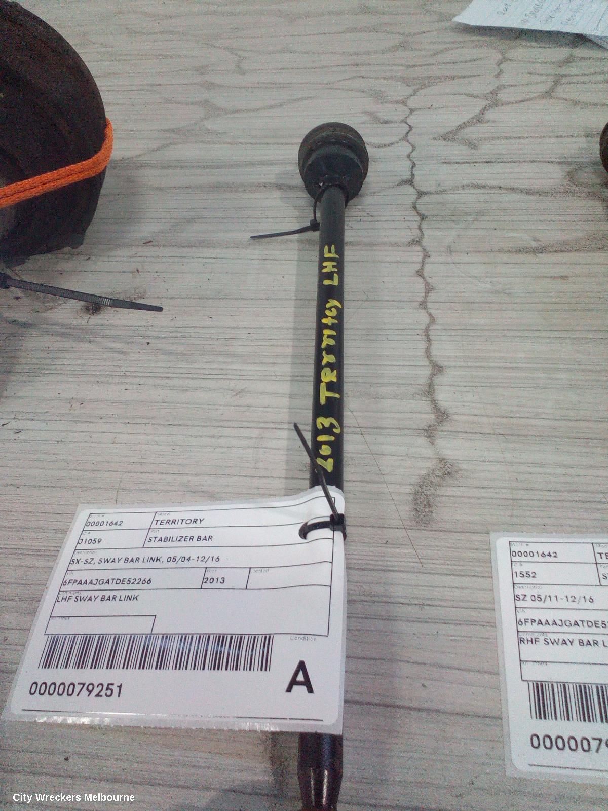FORD TERRITORY 2013 Stabiliser Bar