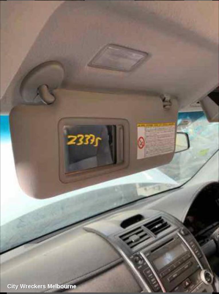 TOYOTA CAMRY 2013 Sunvisor