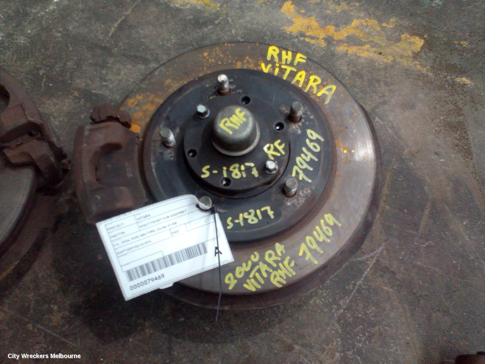 SUZUKI VITARA 2000 Right Front Hub Assembly