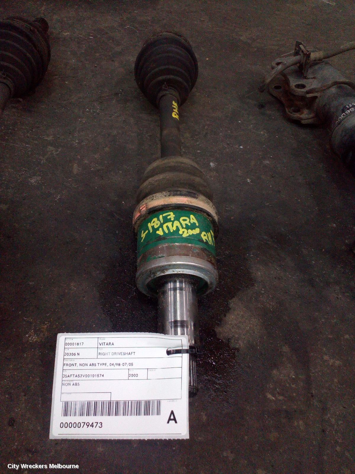 SUZUKI VITARA 2000 Right Driveshaft