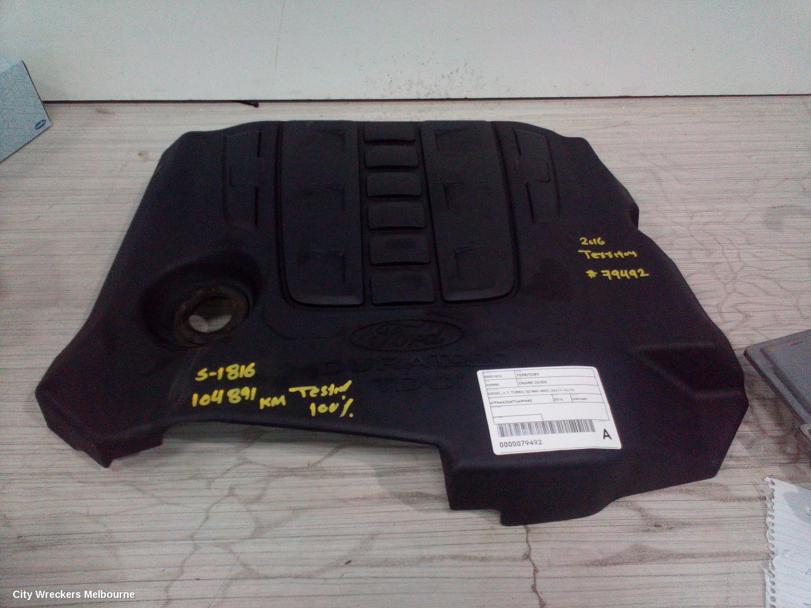 FORD TERRITORY 2016 Engine Cover