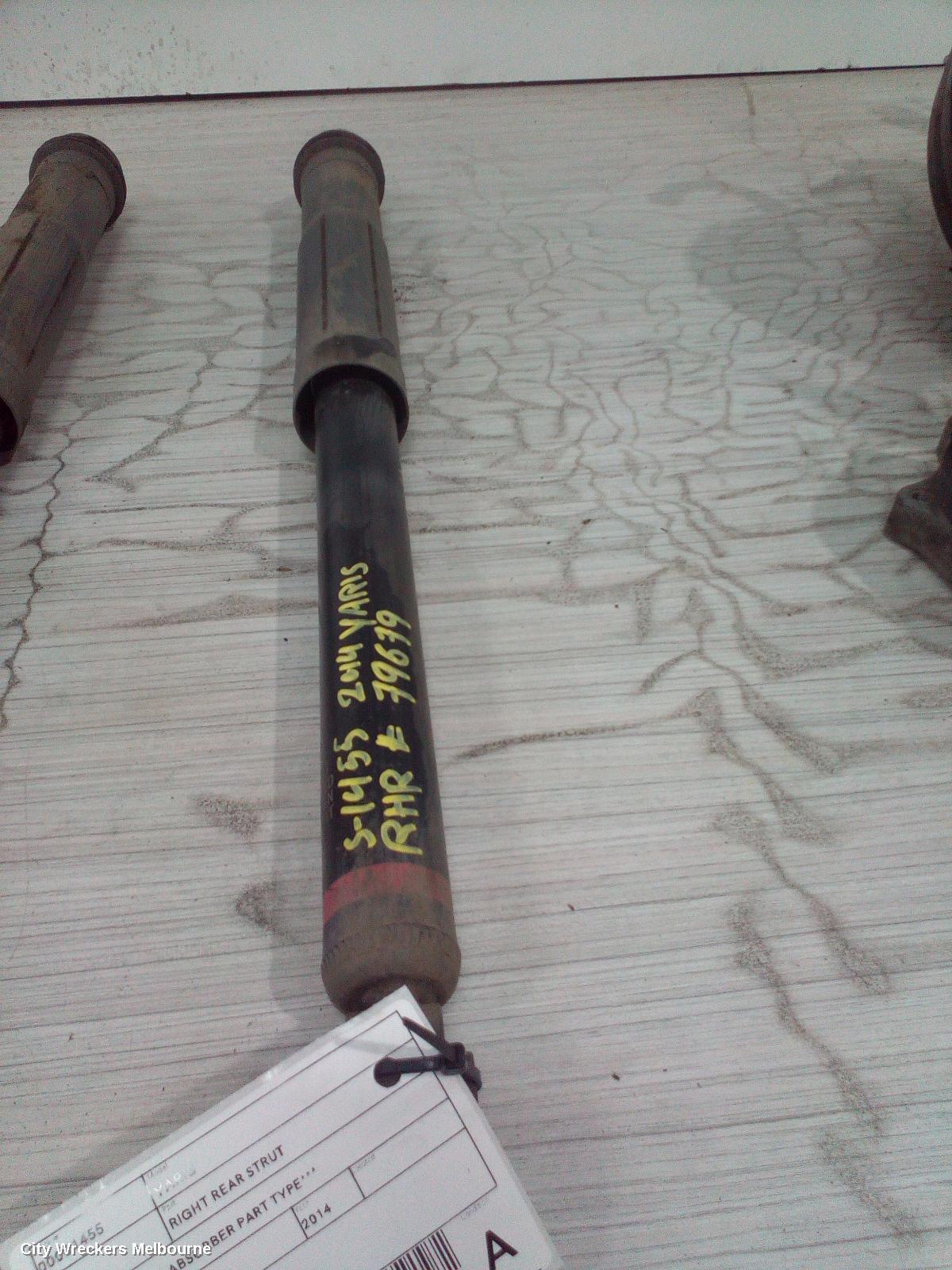 TOYOTA YARIS 2014 Right Rear Strut