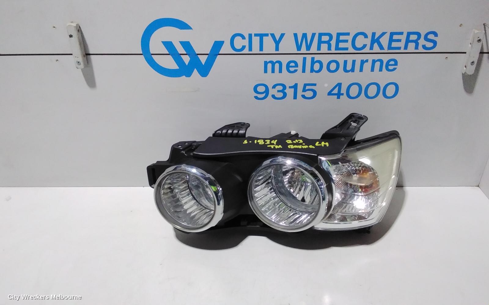 HOLDEN BARINA 2013 Left Headlamp