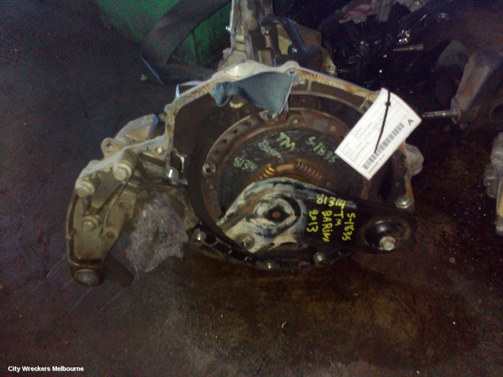 HOLDEN BARINA 2013 Trans/Gearbox