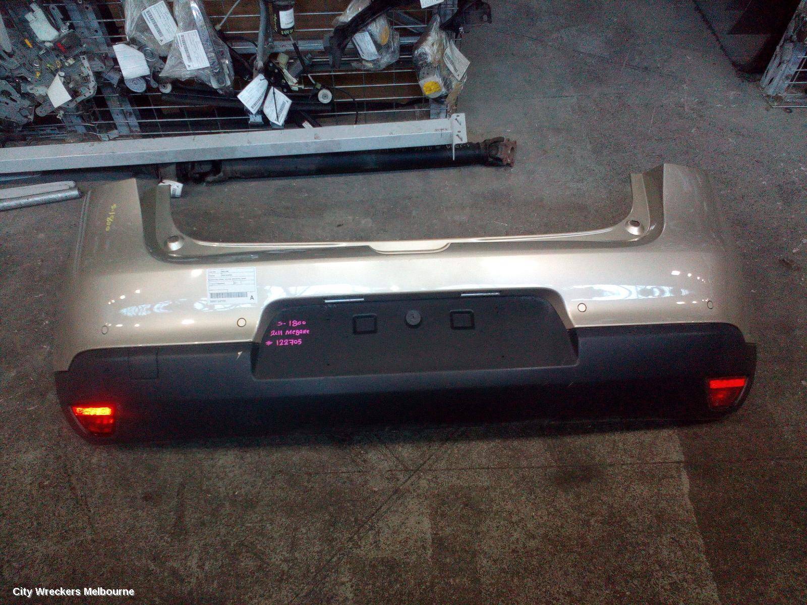 RENAULT MEGANE 2011 Rear Bumper