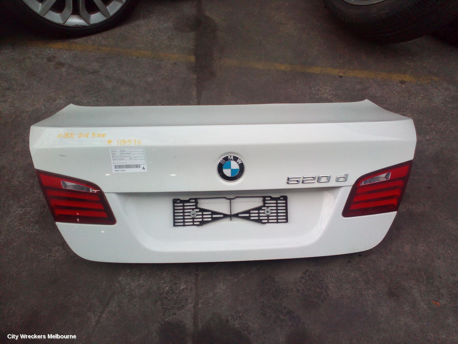 BMW 5 SERIES 2012 Bootlid/Tailgate