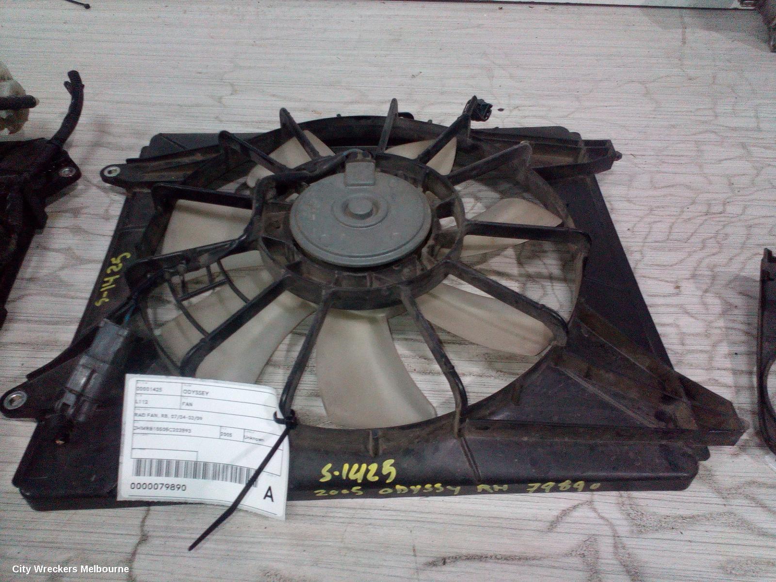 HONDA ODYSSEY 2005 Fan