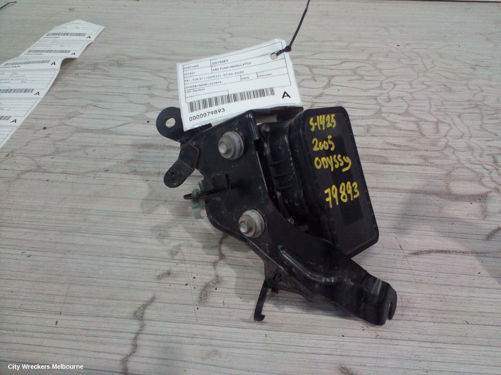 HONDA ODYSSEY 2005 Abs Pump/Modulator