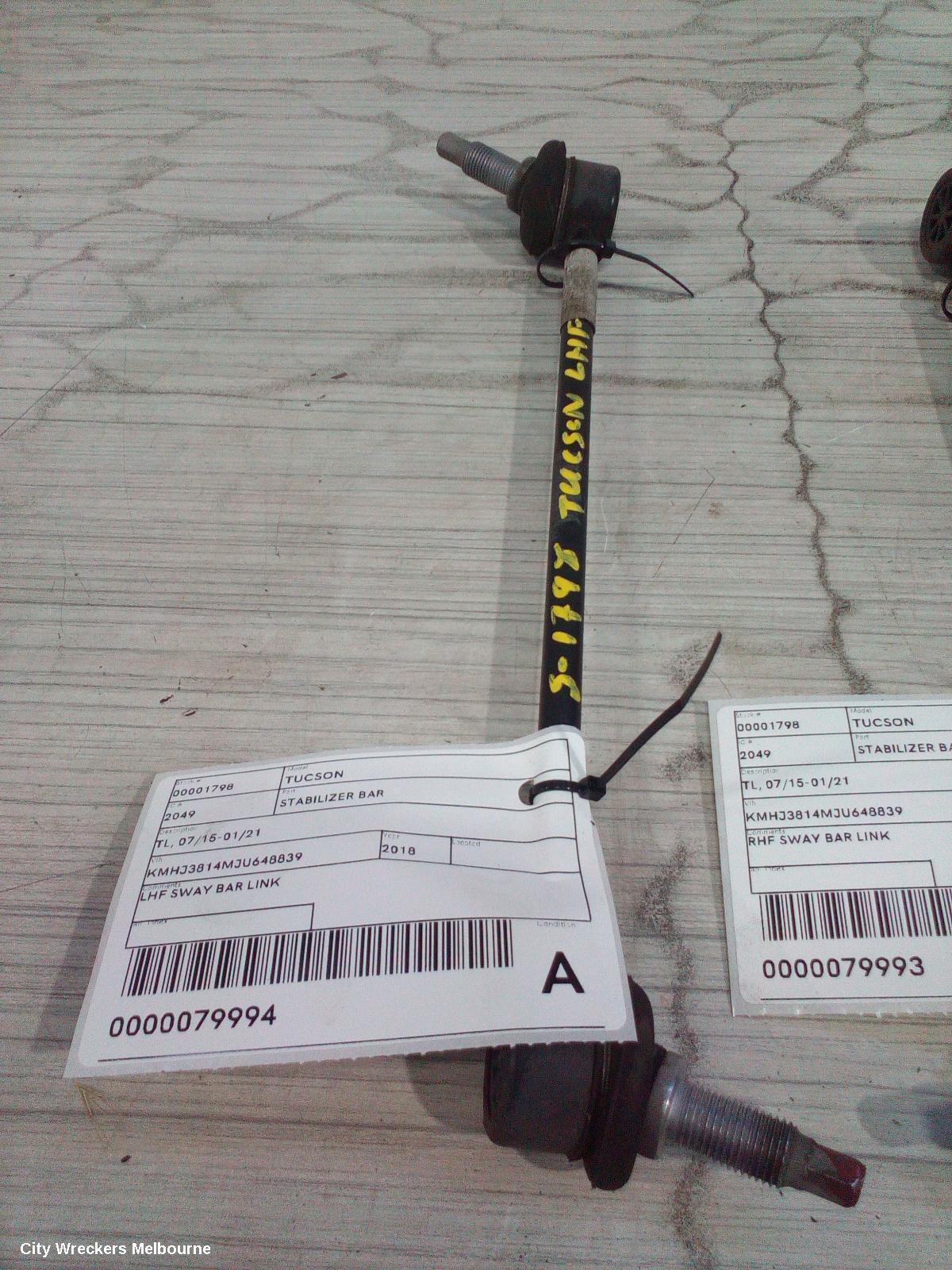 HYUNDAI TUCSON 2018 Stabiliser Bar