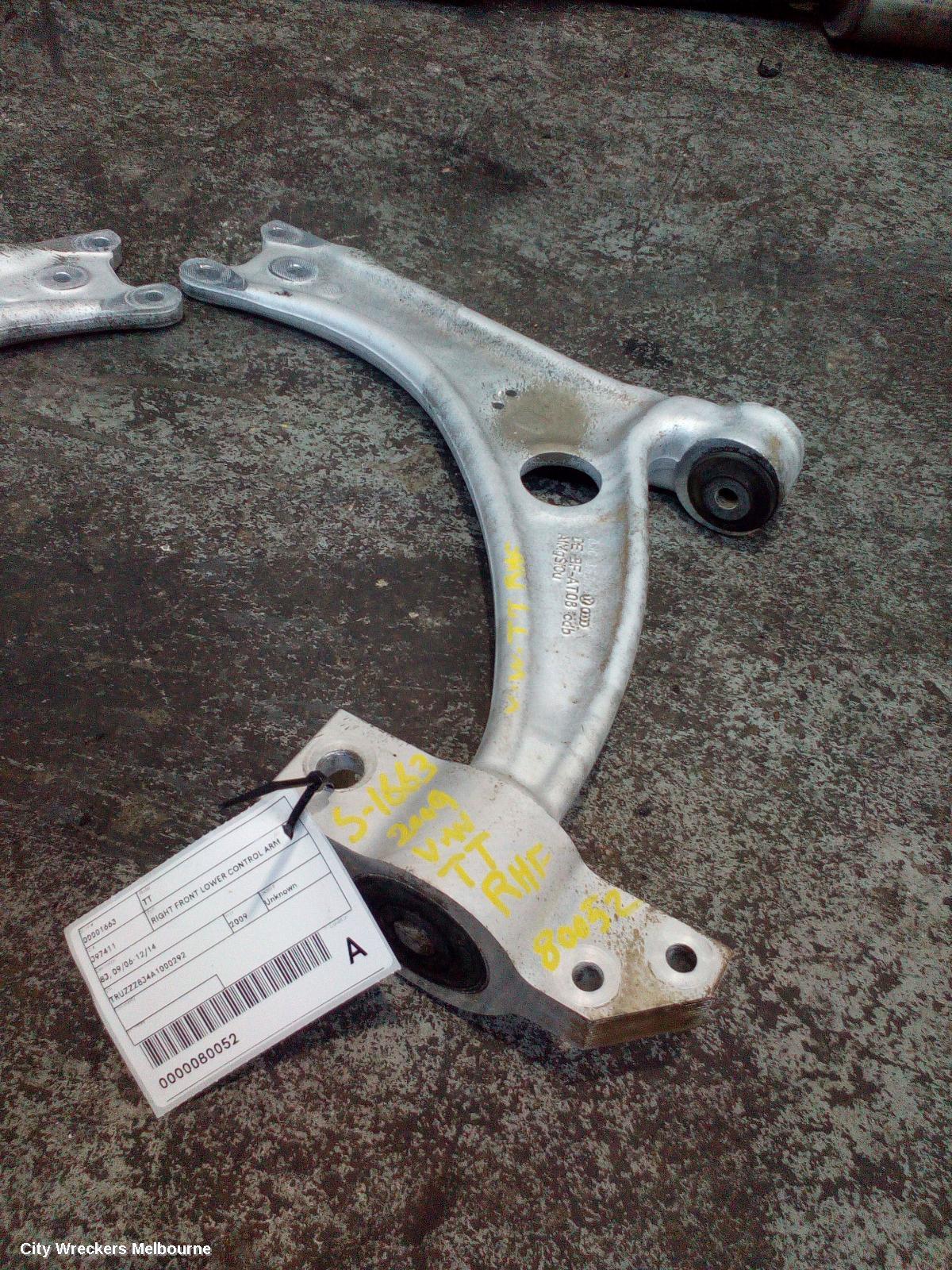 AUDI TT 2009 Right Front Lower Control Arm