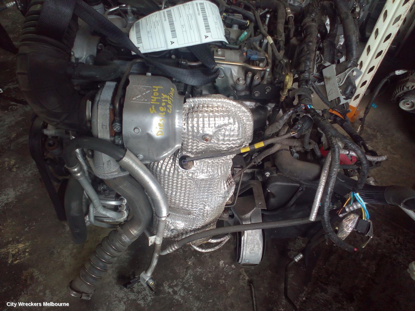 HOLDEN CAPTIVA 2018 Particulate Filter/Dpf