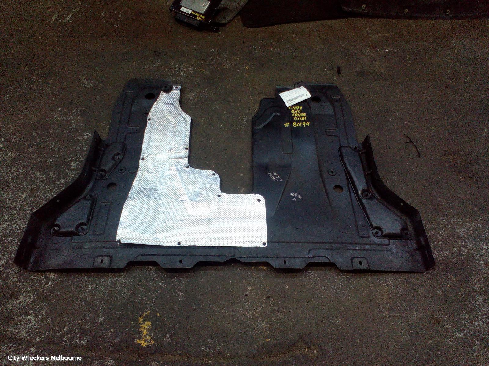 HOLDEN CRUZE 2010 LOWER_ENGINE_SPLASH_TRAY