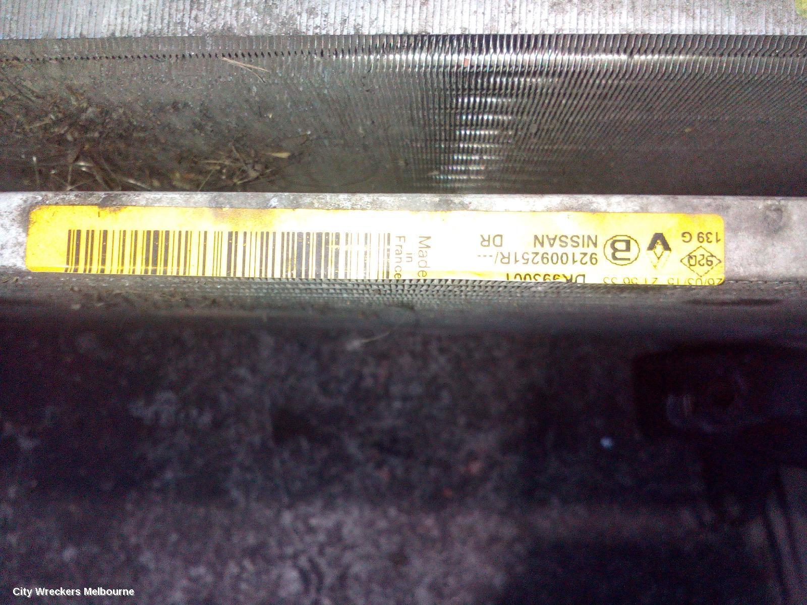 NISSAN QASHQAI 2015 A/C Condenser