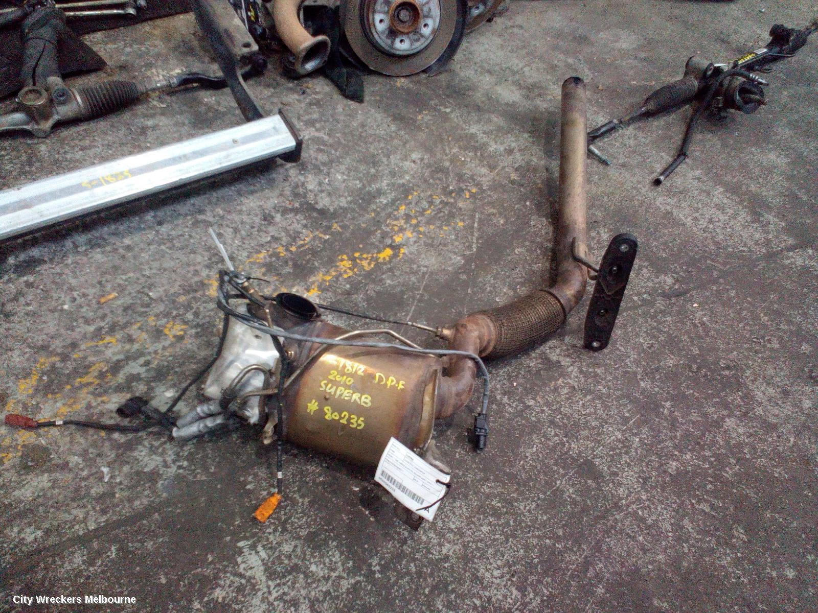 SKODA SUPERB 2010 Particulate Filter/Dpf